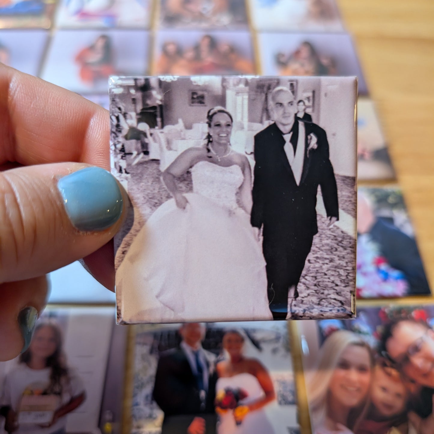 Custom Photo Magnets Set of 9