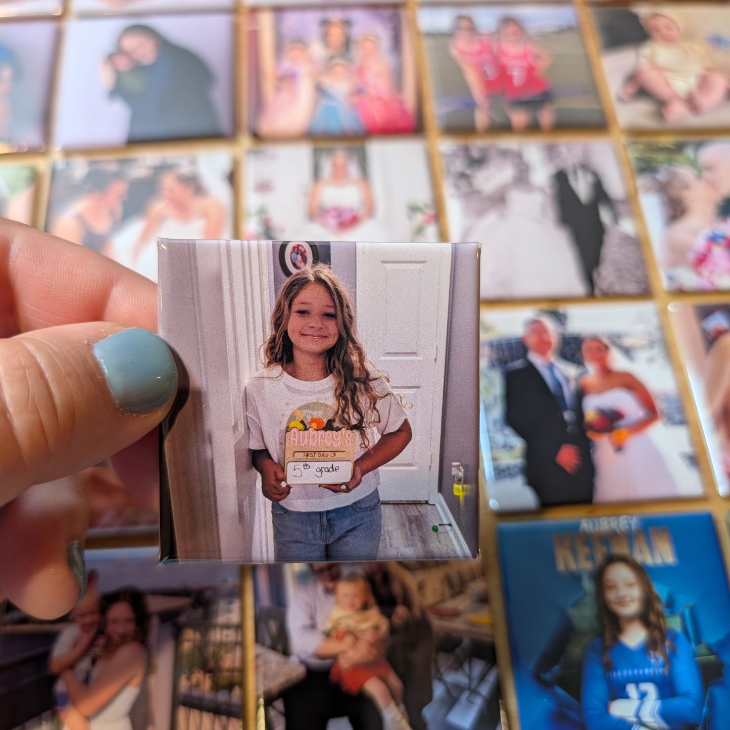 Custom Photo Magnets Set of 3
