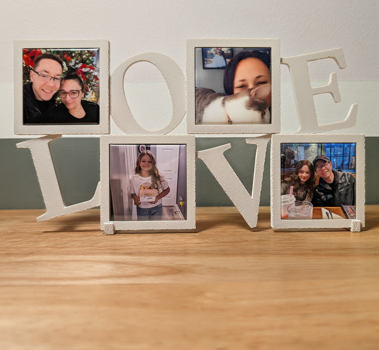 LOVE Photo Magnet Frame