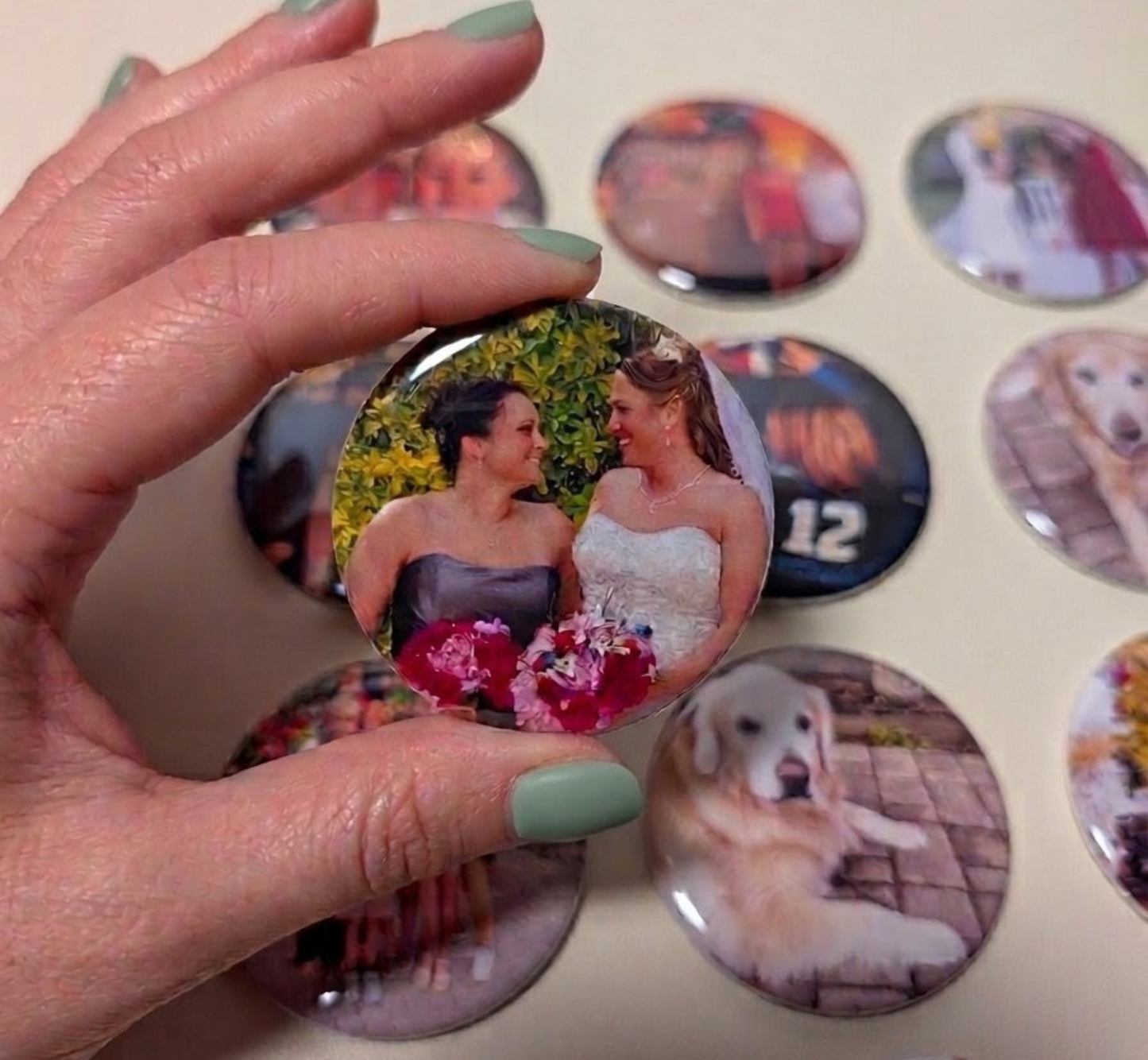 2.25" Round Custom Photo Magnet