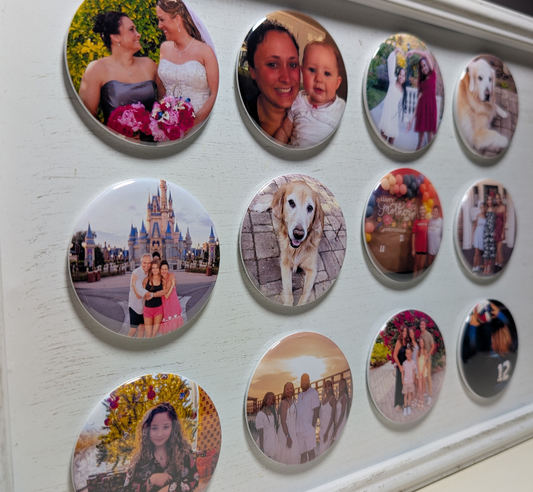 2.25" Round Custom Photo Magnet