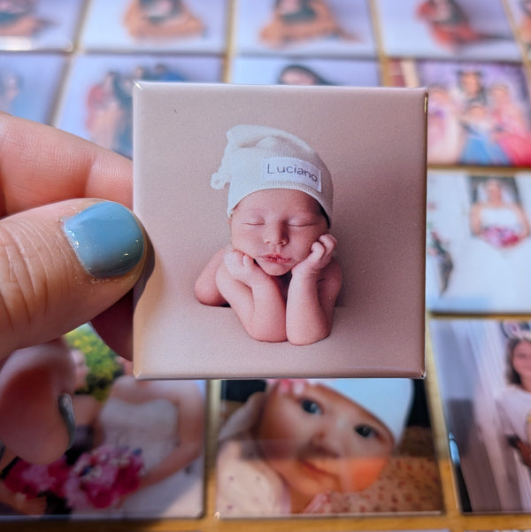 Custom Photo Magnets Set of 3