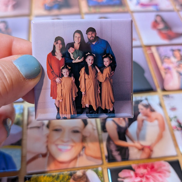 Custom Photo Magnets Set of 6